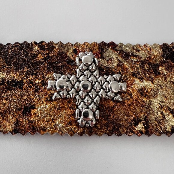 Sergio Gutierrez / Liquid Metal Jewelry - SG Liquid Metal Leather Bracelet